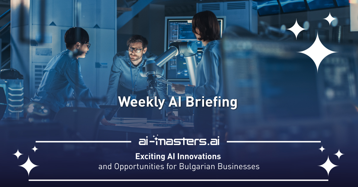 AI Weekly Briefing (October 22, 2025) — Exciting AI Innovations and Opportunities for Bulgarian Businesses